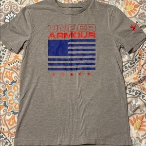 Under Armour youth flag shirt